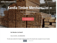 Tablet Screenshot of kandlatimberdirectory.com